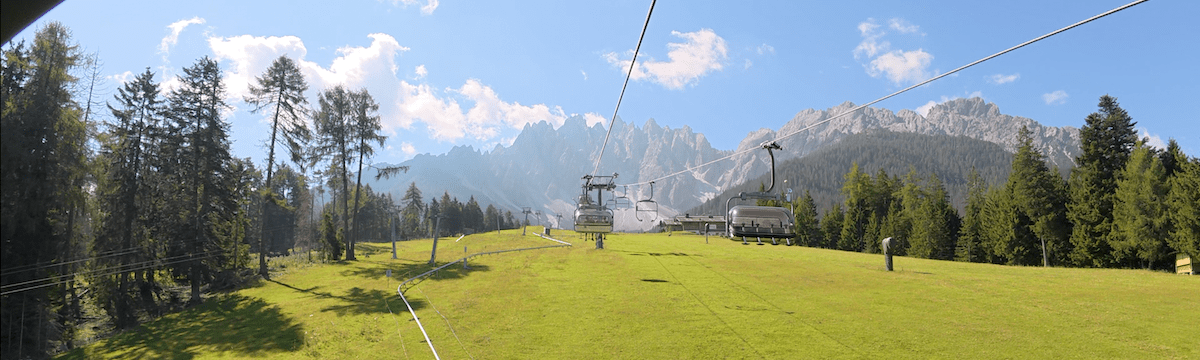 Dolomites from the Cable Car